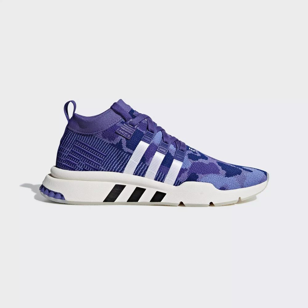 Adidas EQT Support Mid ADV Primeknit Tenis Morados Para Hombre (MX-11081)
